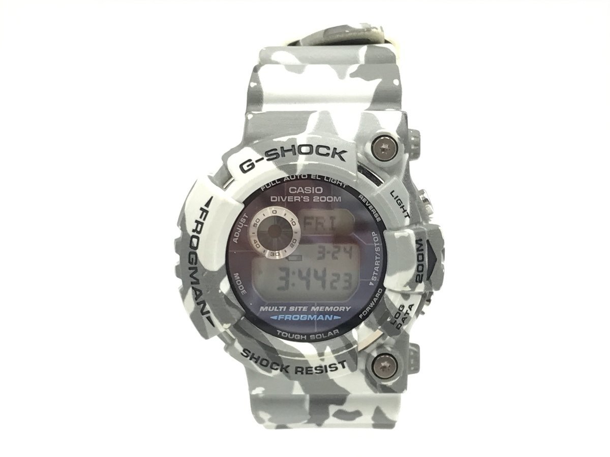 極美品 CASIO カシオ G-SHOCK MASTER OF G-SEA GW-200CF-7JF FROGMAN