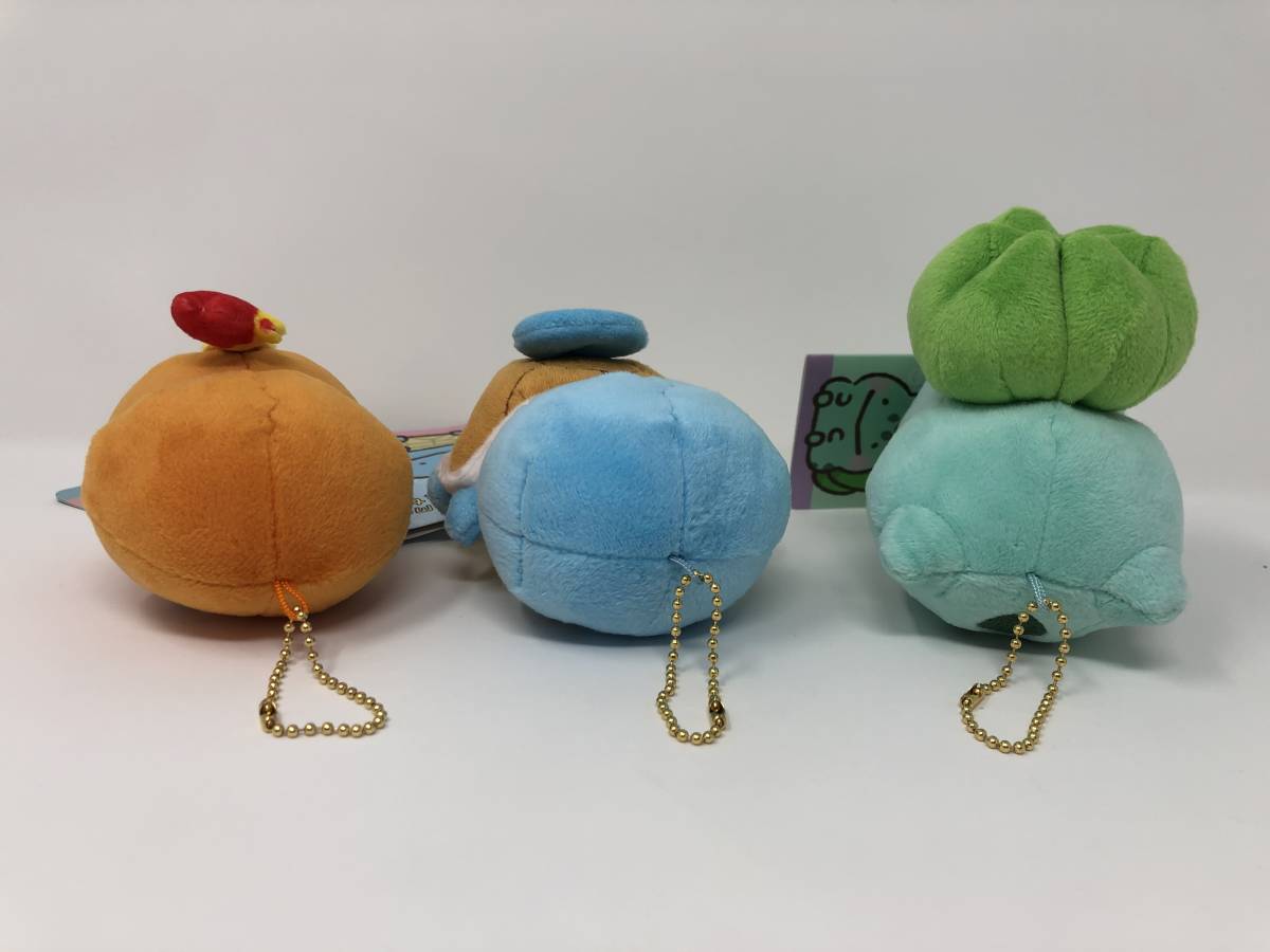 ポケモンセンター Pokemon Yurutto ゼニガメ ヒトカゲ フシギダネ 3体 