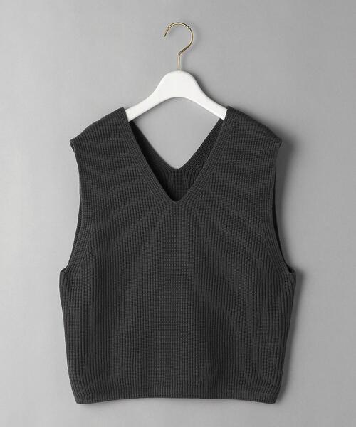 極美品 22SS BEAUTY&YOUTH UNITED ARROWS アローズ ボリュームスリーブシアーブラウス 2WAY 前後着用可 レイヤードに◎ 上品 F 定価13200円