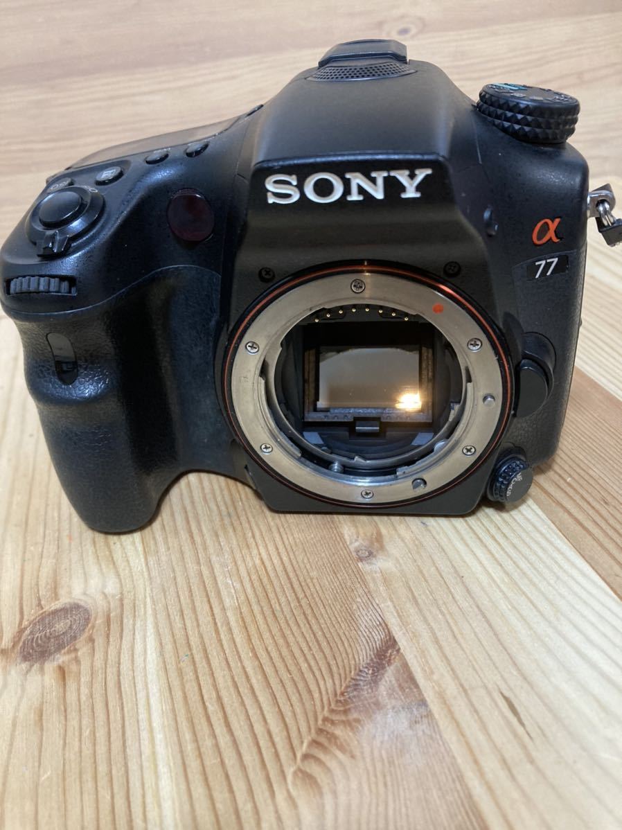 SONY α77 デジタル一眼レフタイプカメラボディ＜現状訳有り＞ ジャンク 訳あり SONY ソニー α77 アルファ 一眼レフ SLT A77V 本体