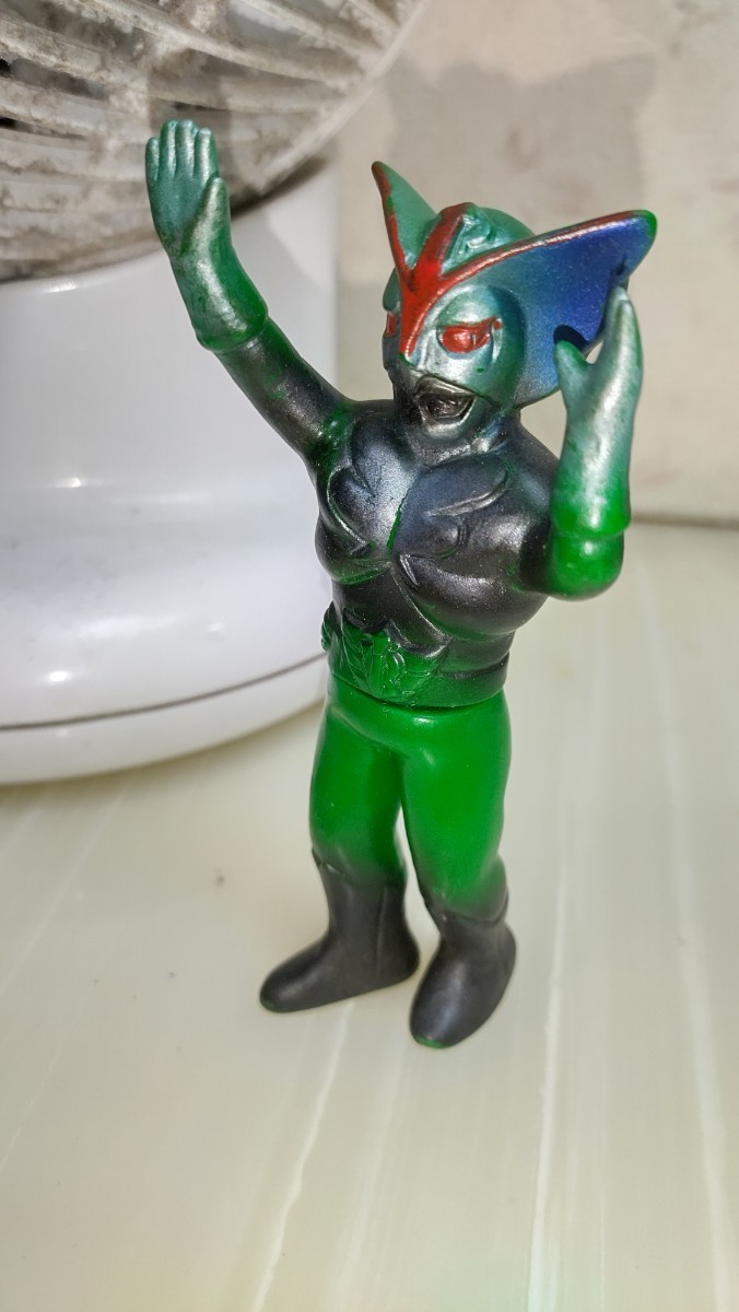 レア当時物タカトク超人バロム1 ミニ ソフビ ポピー東映レトロ  