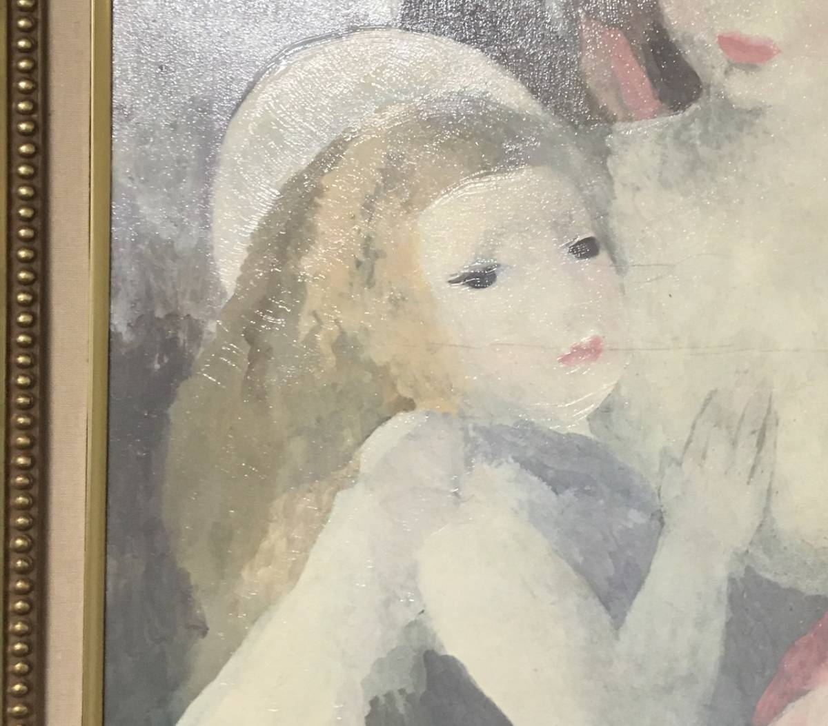 【HOT，100%新品】 今だけ 最安値 マリー ローランサン 母と子 F10号 油彩画 原画 来歴書紛失につき/模写としてお安く出品 画集掲載の画(人物画)｜売買されたオークション情報、yahooの商品情報をアーカイブ公 人物画