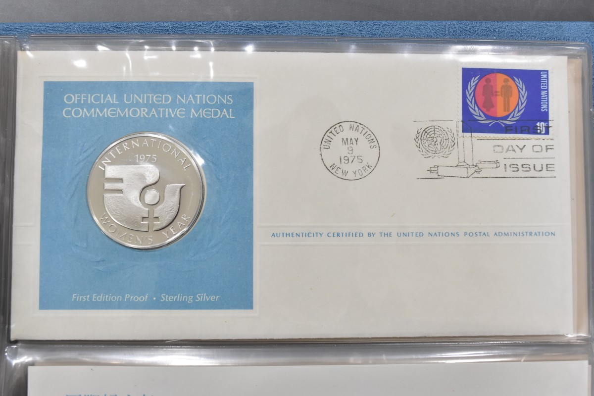 フランクリンミント 銀製 国連公式記念メダル Silver 925 プルーフ