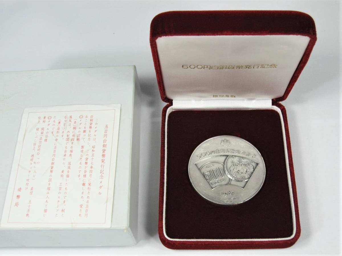ソ連 1982年 ジョルジョーネ 銅製記念メダル 箱付 ◇ 純銀 126.2g 500円 白銅貨幣 発行記念メダル ケース付き 1982年