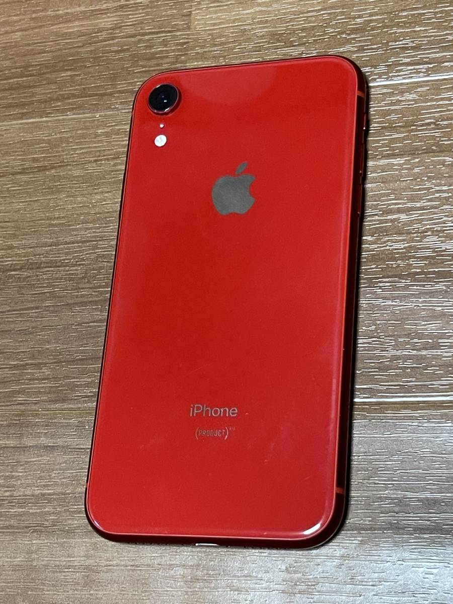iPhone XR （PRODUCT）RED 本体 128GB バッテリー89% iPhone XR 128GB（PRODUCT）RED SIMフリー バッテリー最大容量:83% ※表