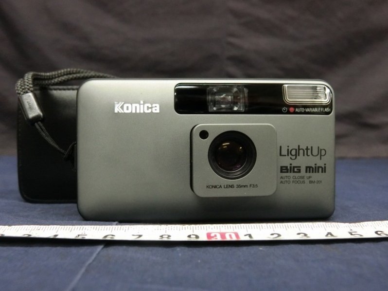 L3182 KONICA コニカ BIG MINI ビッグミニ BM-201 35mm F3.5 コンパクトフィルムカメラ