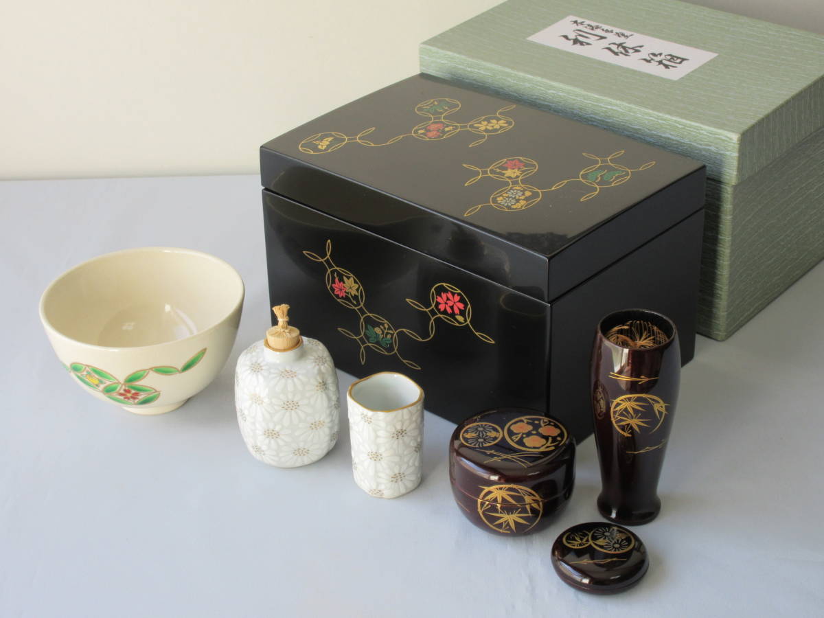 茶道具 茶箱 茶箱（ちゃばこ）セット （メーカー直送品 花七宝 時代 2026