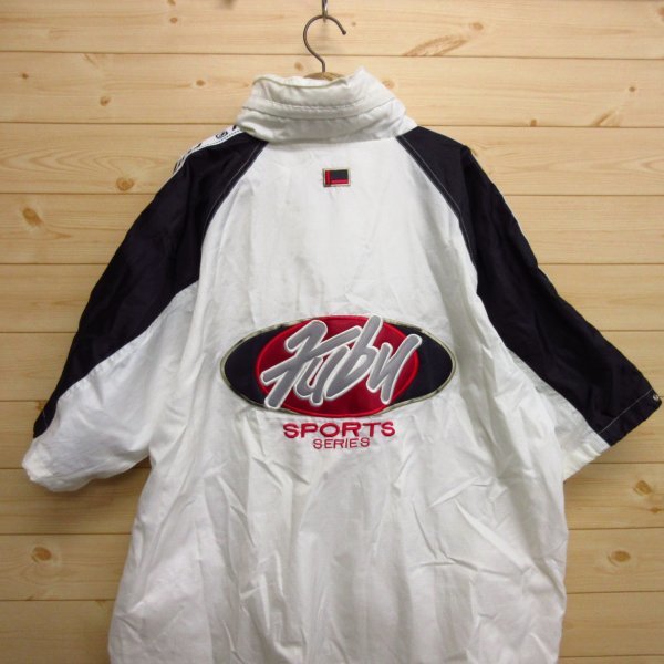◎使用少なめ！90s FUBU フブ◇半袖ナイロンジャケット ウィンド