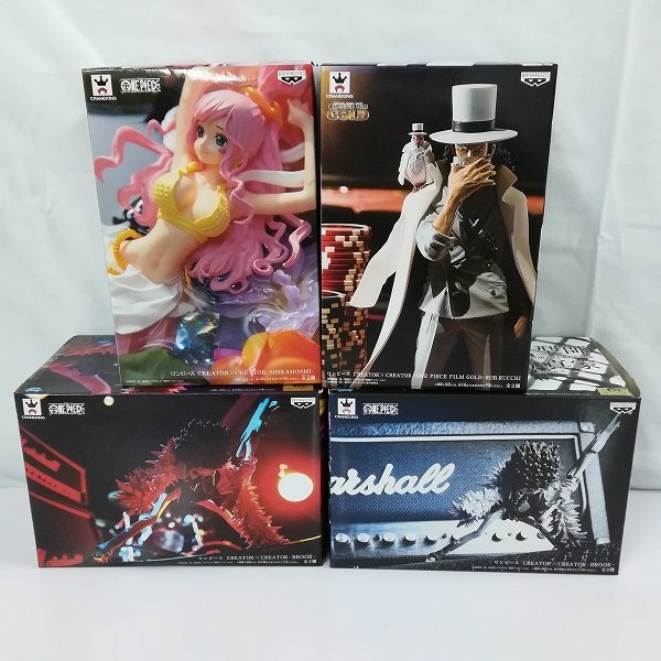 mF662b [まとめ] ONE PIECE CREATOR×CREATOR ブルック 特別カラーver. しらほし姫 ロブ・ルッチ 他 | ワンピースフィギュア T