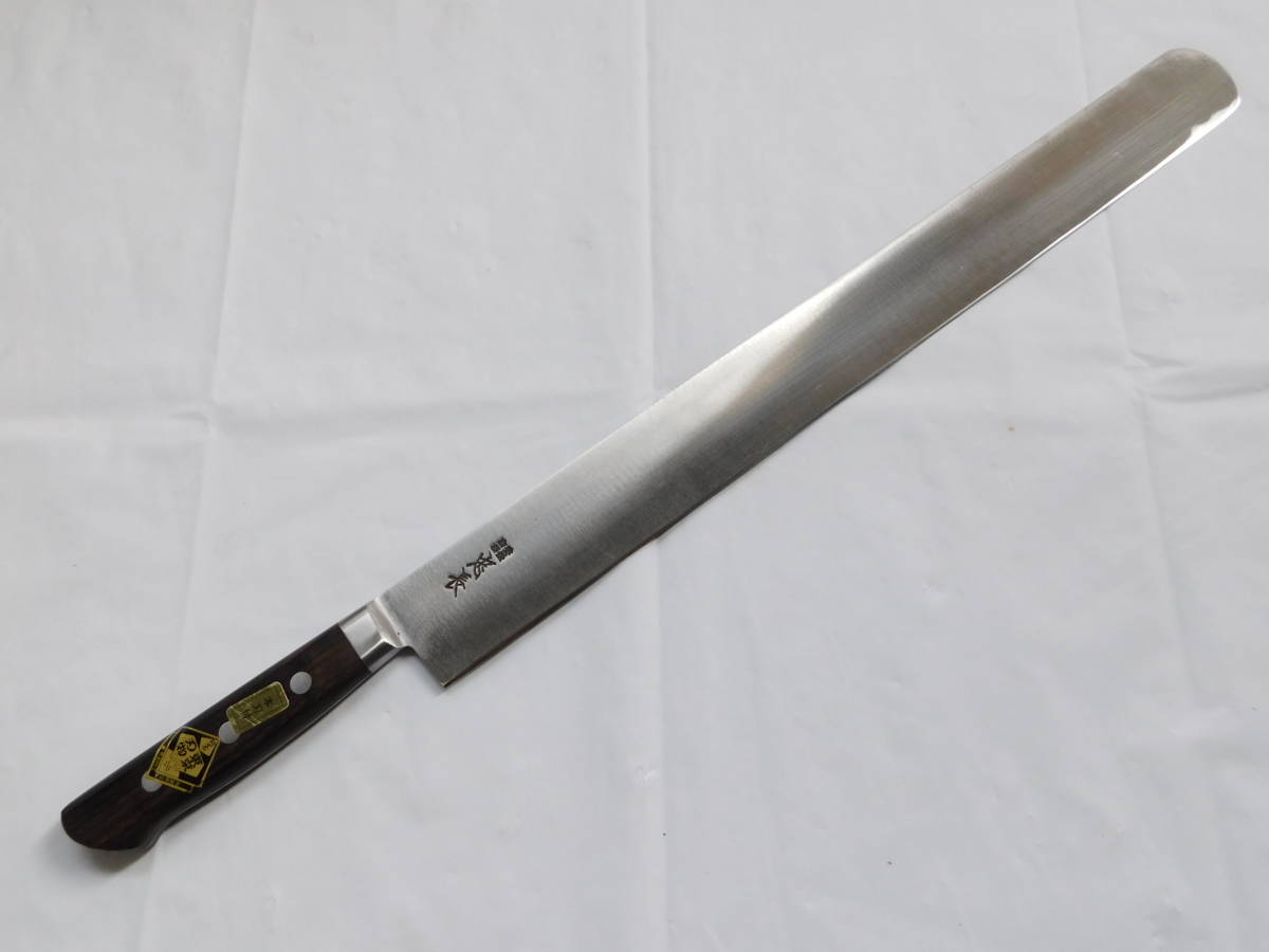 ジャンク　カステラ包丁　全長56　刃渡り42　製菓　ケーキ　ナイフ　