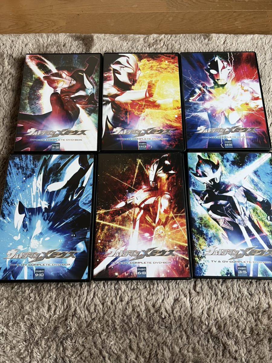 新品同様 希少品 ウルトラマンメビウス TV&OV COMPLETE DVD-BOX 未再生