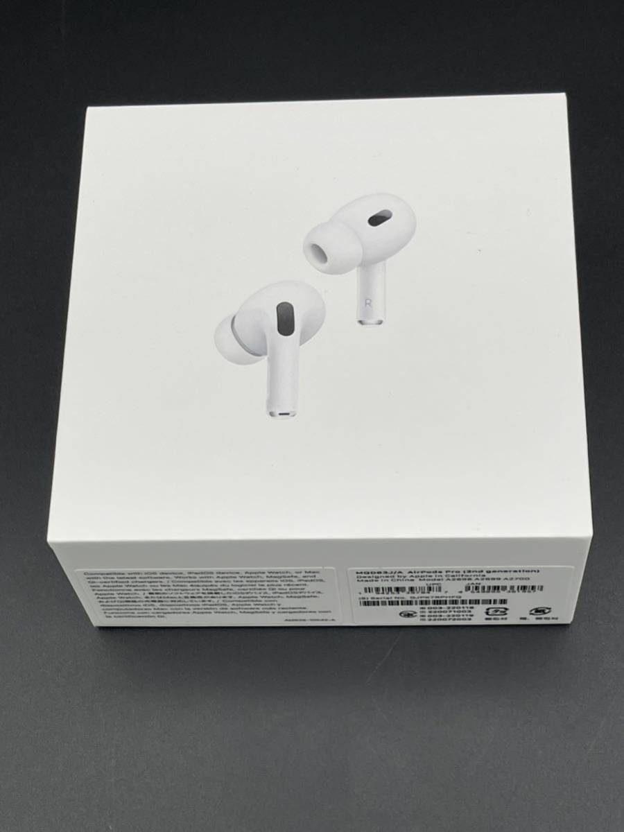 未開封新品 Apple AirPods pro第二世代 MQD83J/A ワイヤレスイヤホン エアーポッズ Wireless 家電 第2世代