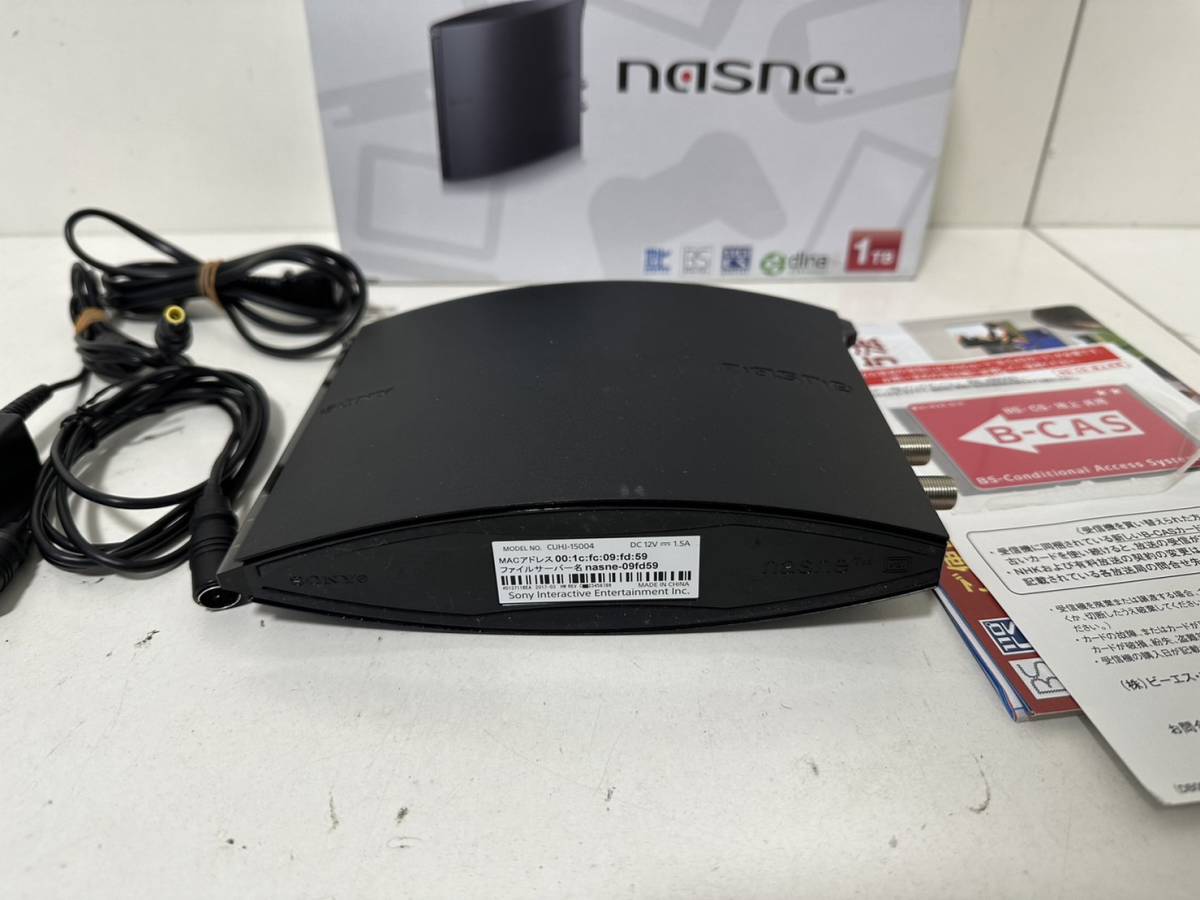 SONY PS4 地上デジタルチューナー ナスネ nasne 1TBモデル CUHJ-15004