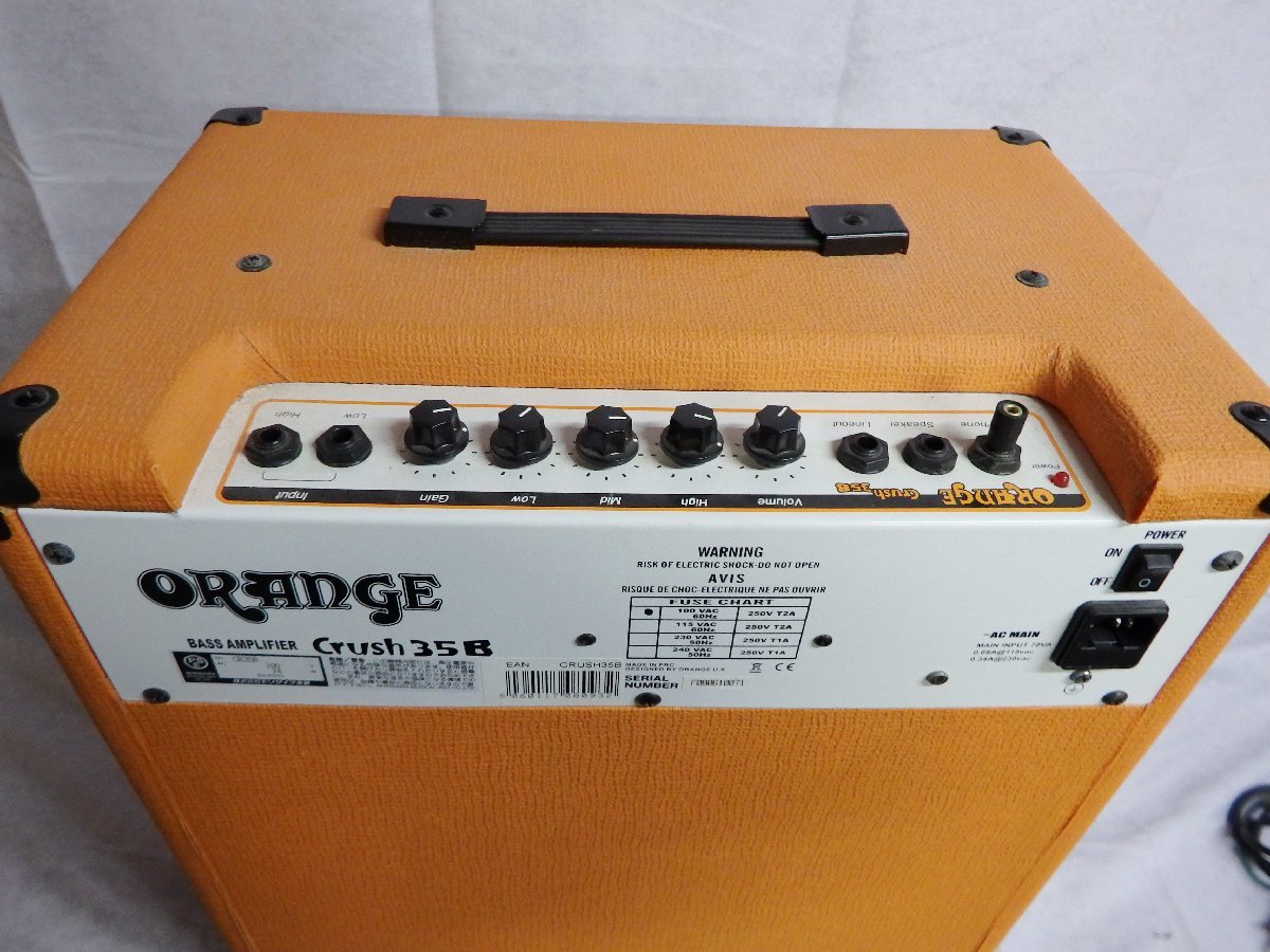 ○K-0221【中古】ORANGE オレンジ Crush35B ベースアンプ(コンボアンプ 