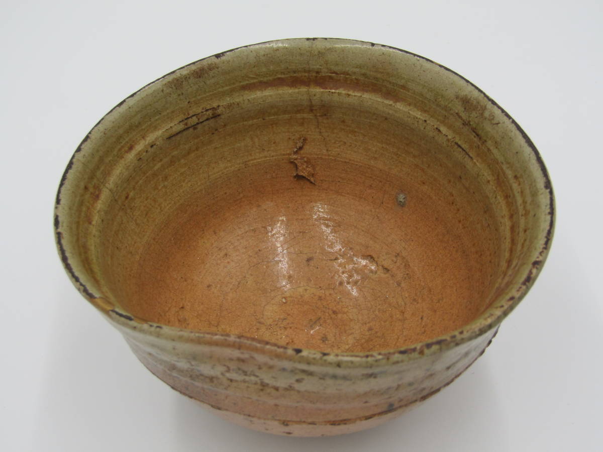 陶芸家 作者不明 井戸茶碗 青井戸 金継ぎ直し - | 銘 青井戸茶碗