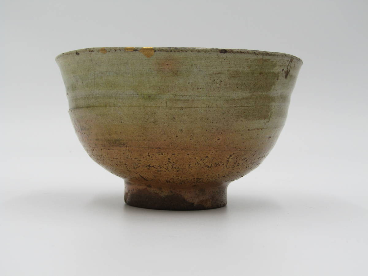 陶芸家　作者不明　井戸茶碗　青井戸　金継ぎ直し 陶芸家 作者不明 井戸茶碗 青井戸 金継ぎ直し - | 銘 青井戸茶碗