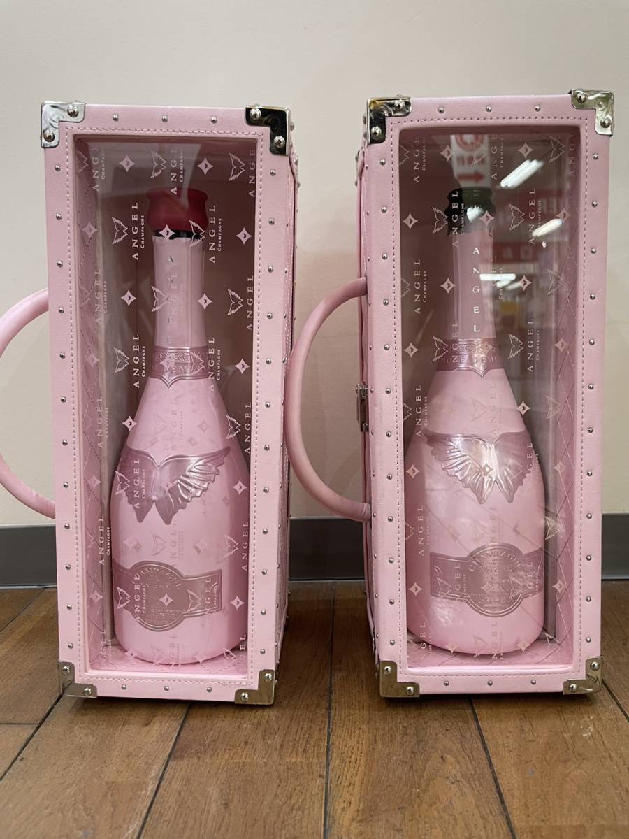 ANGEL CHAMPAGNE エンジェル シャンパン 空瓶と空箱 飲料・酒 ANGEL