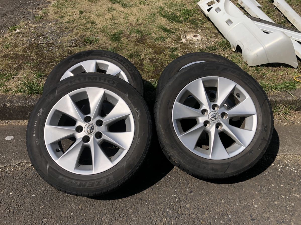20トヨタアルファードヴェルファイア純正アルミホイール215/60R17 