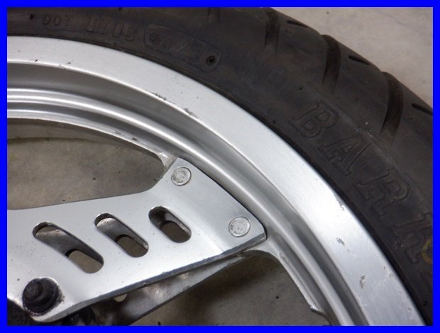 ☆8K97 CBX550F PC04 フロントホイール DID タイヤ ダブルディスク 160