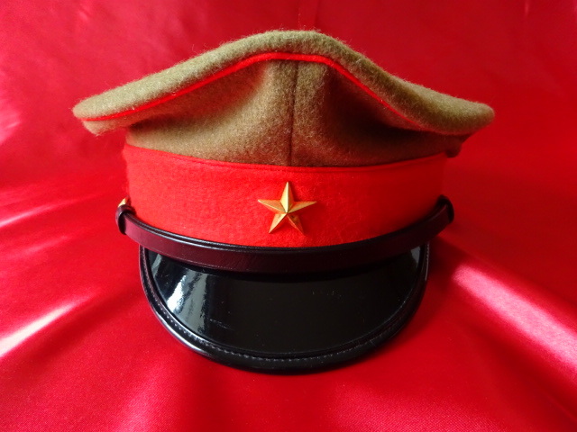 軍帽 - 制帽 帽子 旧軍 戦時期オリジナル品 子供節句用軍装 将校略帽