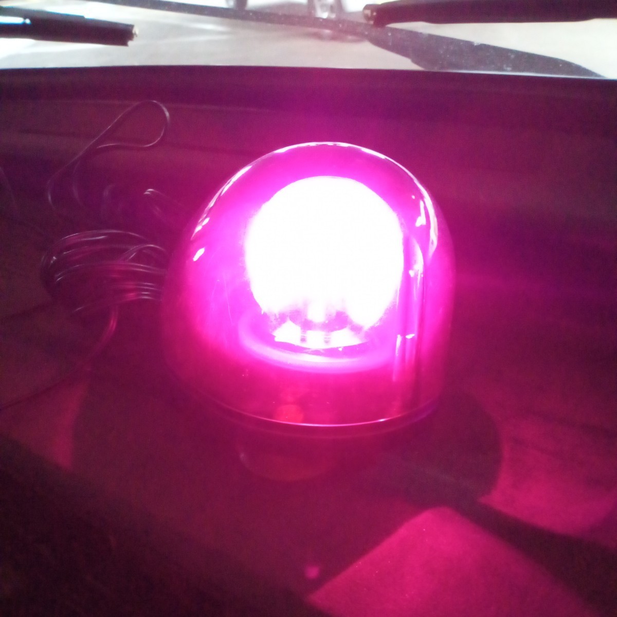 当時物 SEIWA ミニ回転灯 12V 旧車 街道レーサー 族車 暴走族 旧原付
