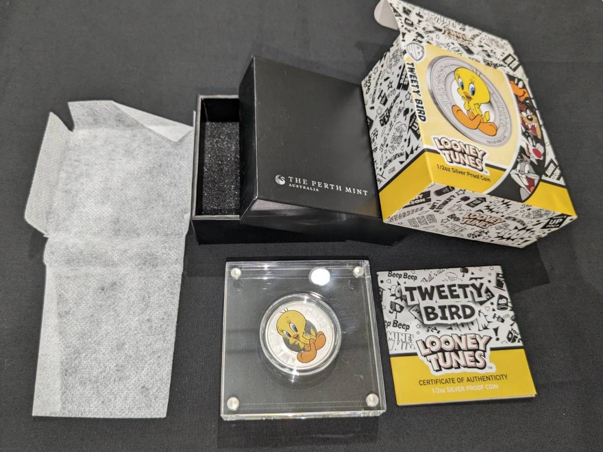 1644 トゥイーティーバード TWEETY BIRD ルーニーテューンズシルバー