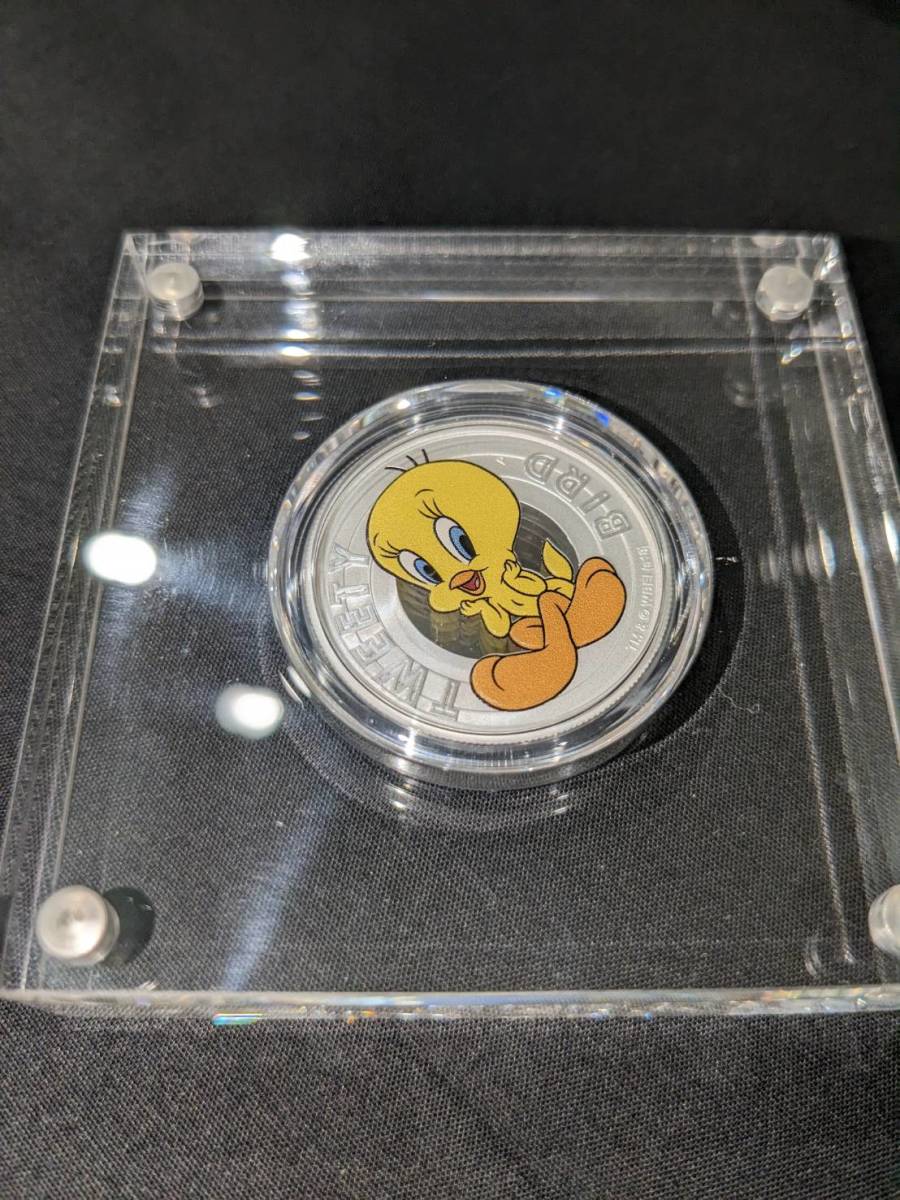 1644 トゥイーティーバード TWEETY BIRD ルーニーテューンズシルバー