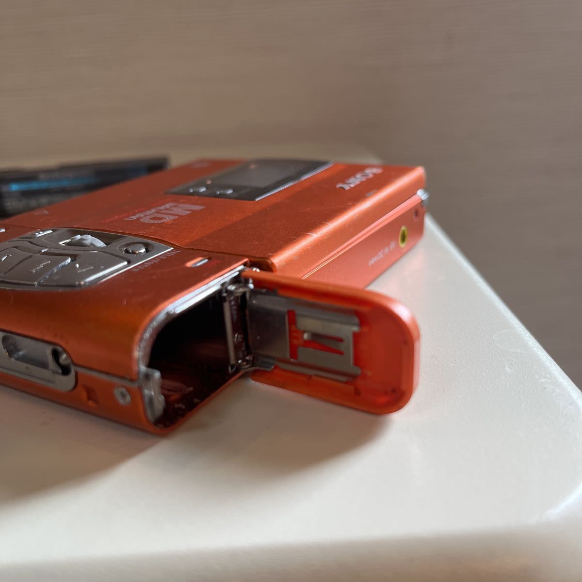 希少カラー!! SONY MZ-R50 ソニー MDウォークマン オレンジ レトロ 