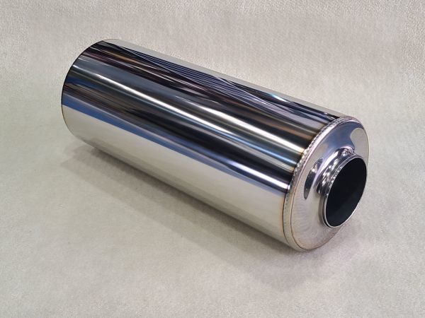 ★ 60.5Φ用 サイレンサー 120φ×300mm タイコ ワンオフ DIY マフラー加工 受注生産品 ★. 60.5φ サイレンサー 出口 汎用チタンサイレンサー バイク HMS製