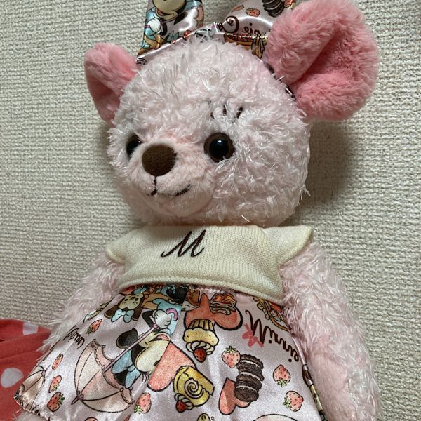 カドリーベア スィートピンク ミニークチュール ディズニー ぬいぐるみ