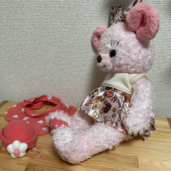 カドリーベア スィートピンク ミニークチュール ディズニー ぬいぐるみ