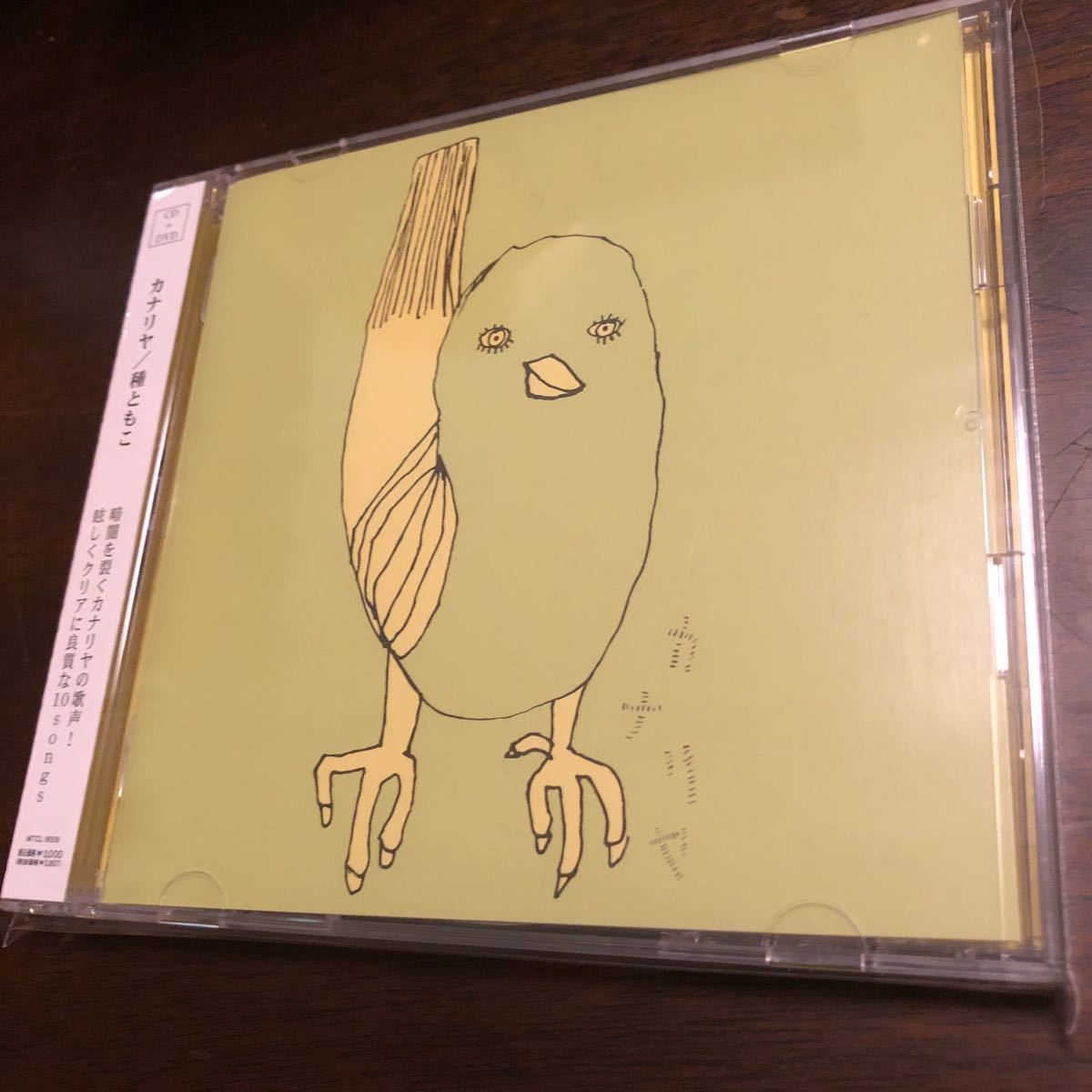 音楽 CD+DVD「カナリヤ/種ともこ」中古美品 帯付き