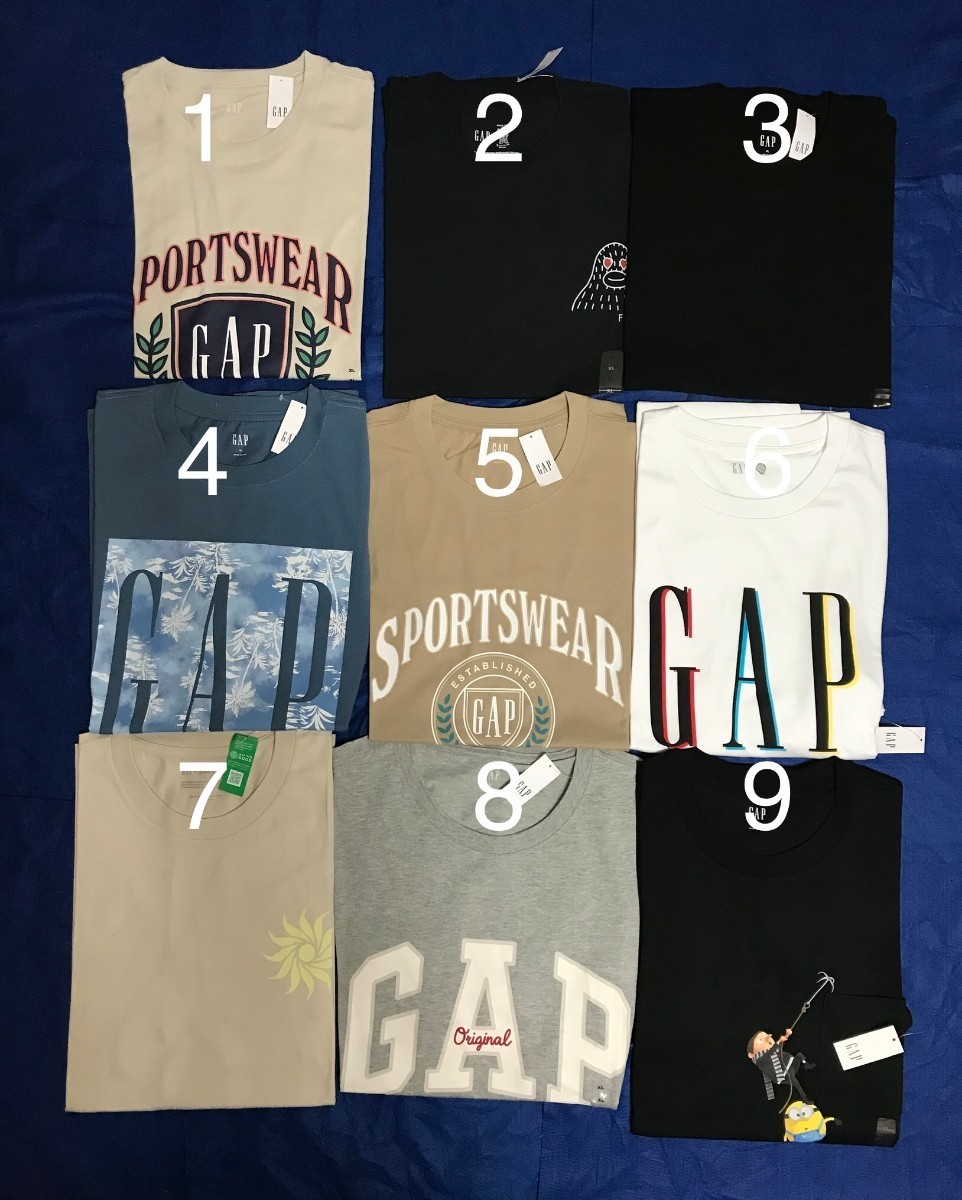 【新品未使用タグ付き正規品 10枚セット】GAP　Tシャツ　　　　　