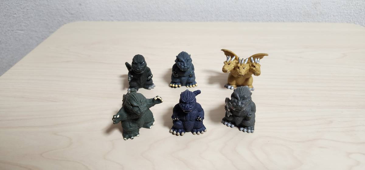 指人形 怪獣王倶楽部 ゴジラ総攻撃 ゴジラ ラドン キングギドラ 
