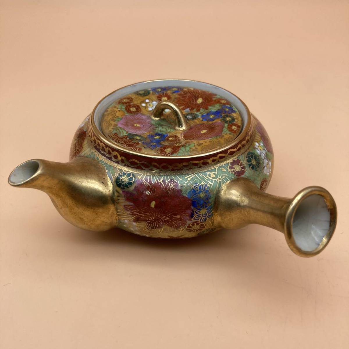 九谷焼 茶器セット 花詰 金彩 茶道具 【公式通販】
