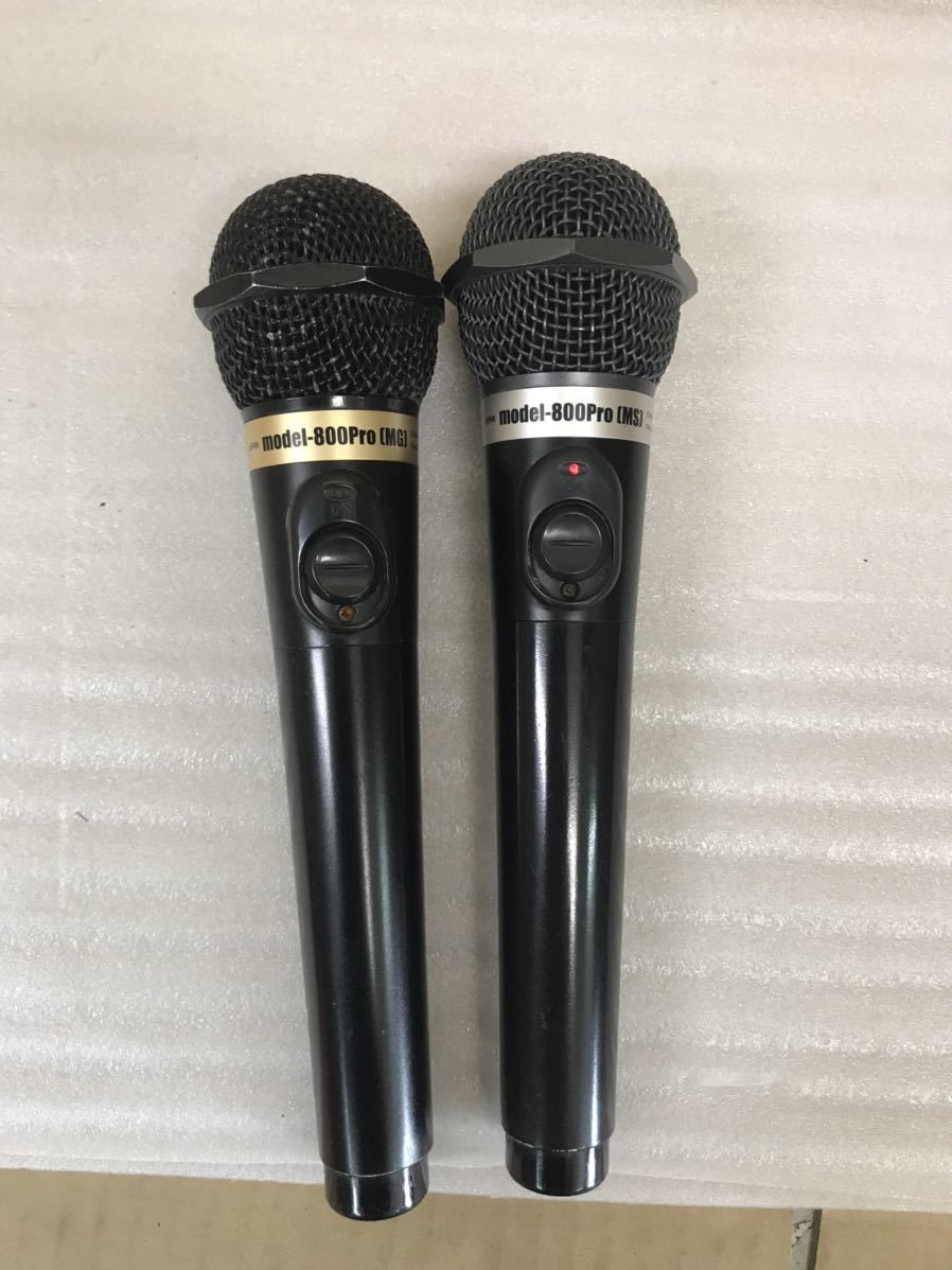 model-800Pro MS M２本 右だけ通電のみ、左は不通電、動作未確認、シャック品部品取り