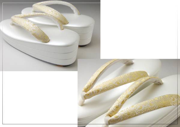 ■京都発■ 龍村美術織物　最高級総本革張製 草履 葡萄唐草文錦　Ｌサイズ【日本製】【新品】 | 京都発 龍村織物 龍村美術織物 文様特集 葡萄唐草