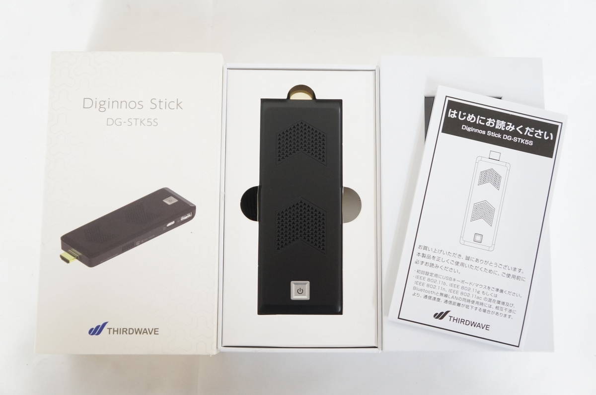 初期化済 美品 ドスパラ THIRDWAVE DG-STK5S スティック型 パソコン スティックPC 6303306041