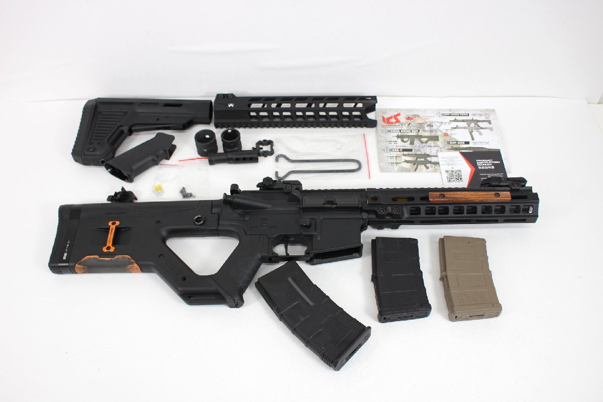 ■現状品■ ICS 電動ガン Lightway-Peleador III S3[ICS-445S3]カスタム　簡易チェック 試射○ 傷み　付属品 (2744529)