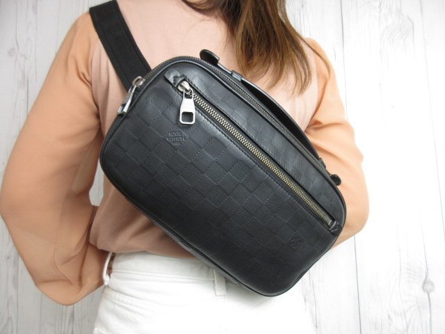 極美品 LOUIS VUITTON ルイヴィトン ダミエアンフィニ アンブレール