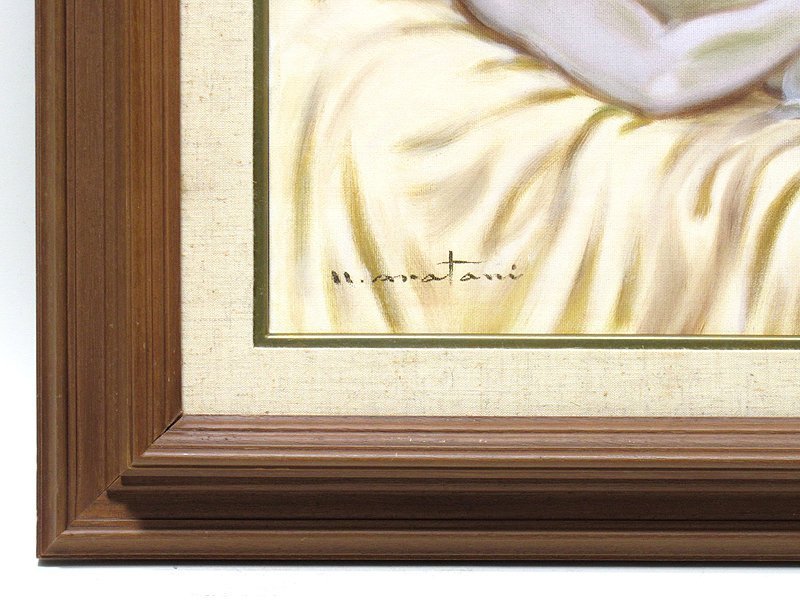 骨董品買取 GINZA絵画館荒谷直之介 緑和堂 直之介作 裸婦仰臥』 荒谷 