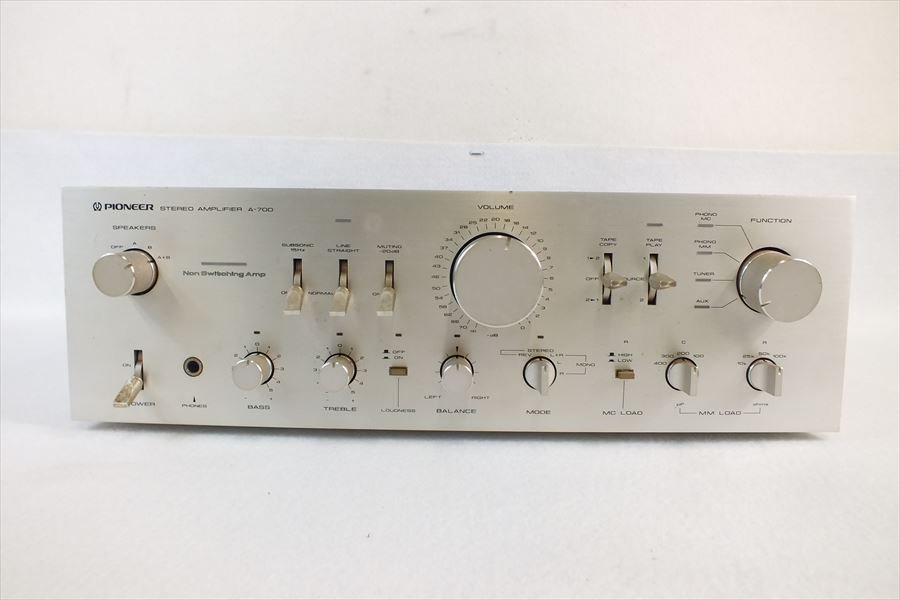 ◇ PIONEER パイオニア A-700 アンプ 中古 現状品 230409G3040 A-700