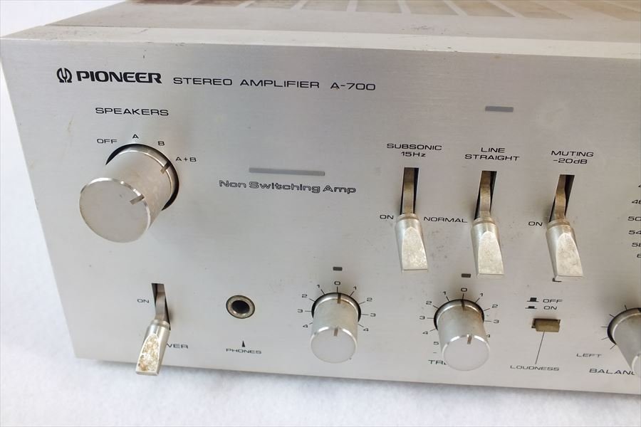 ◇ PIONEER パイオニア A-700 アンプ 中古 現状品 230409G3040 A-700