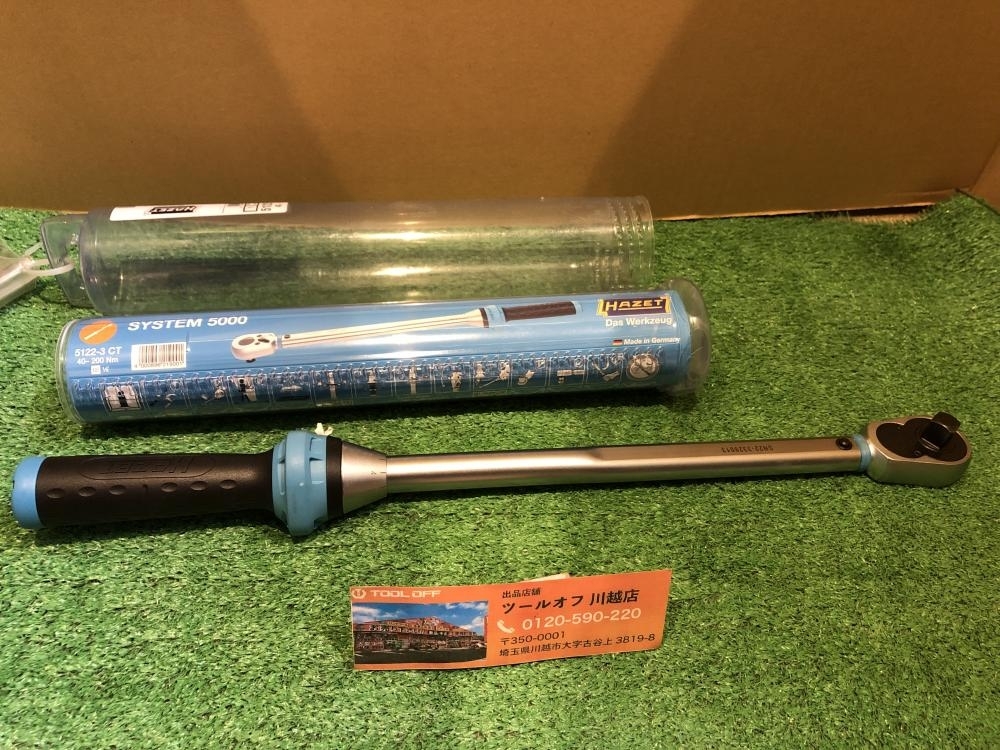 001♪未使用品♪ハゼット HAZET 1/2sqトルクレンチ 5122-3CT