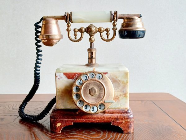 昭和アンティークレトロ電話機 1円スタート! ヴィンテージ ダイヤル式