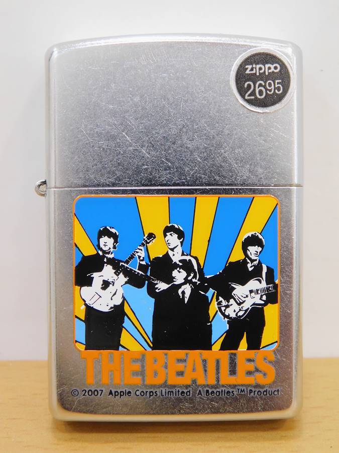 未使用）ZIPPO ジッポー THE BEATLES ビートルズ バンド 2007年製 