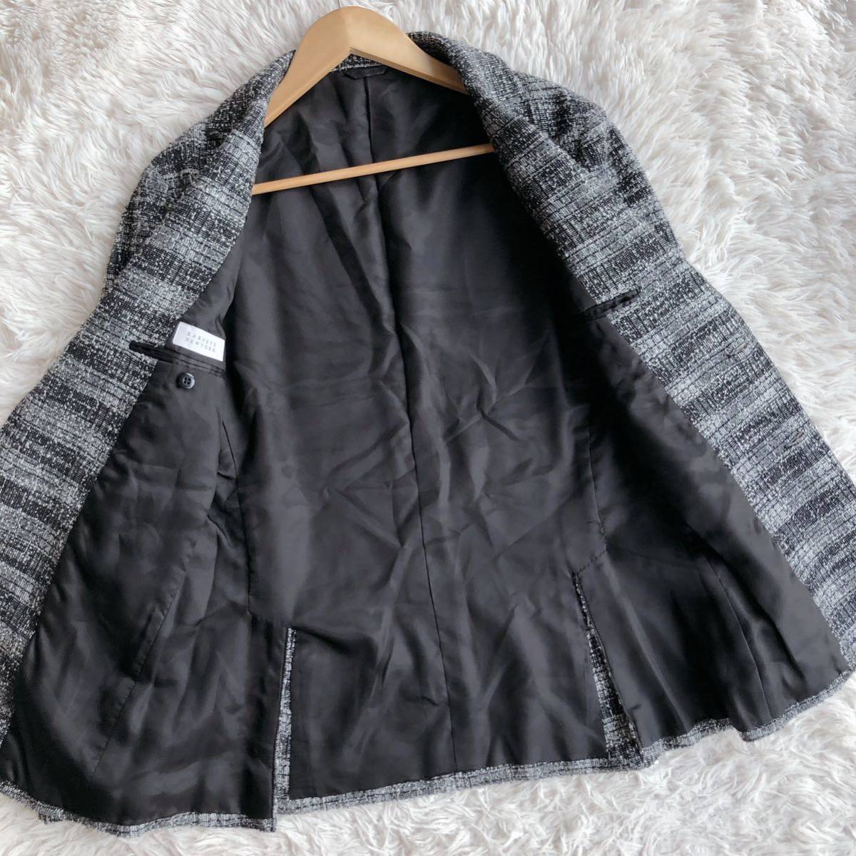 至高の逸品】BARNEYS NEWYORK 霜降り テーラードジャケット グレー