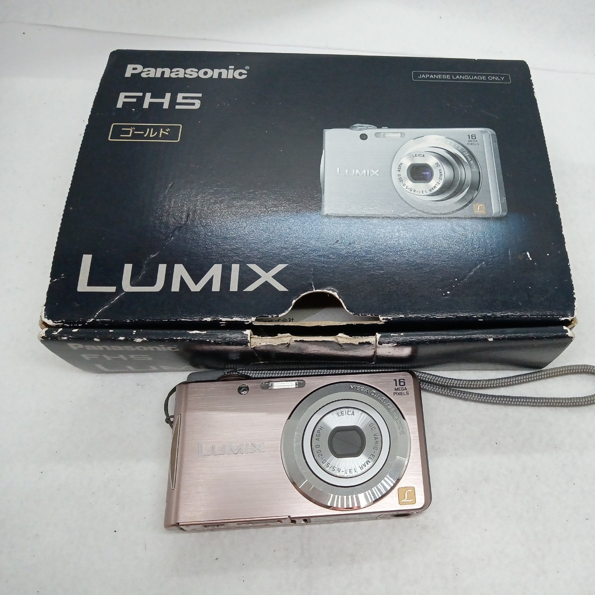 Panasonic パナソニック LUMIX DMC-FH5 ピンクゴールド デジタルカメラ 