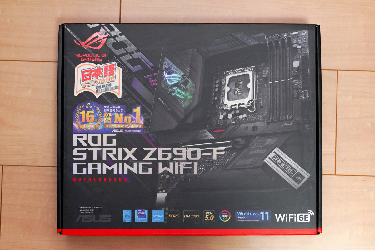 【売り切り 新品未開封】ASUS ROG STRIX Z690-F GAMING WIFI ATX LGA1700 マザーボード