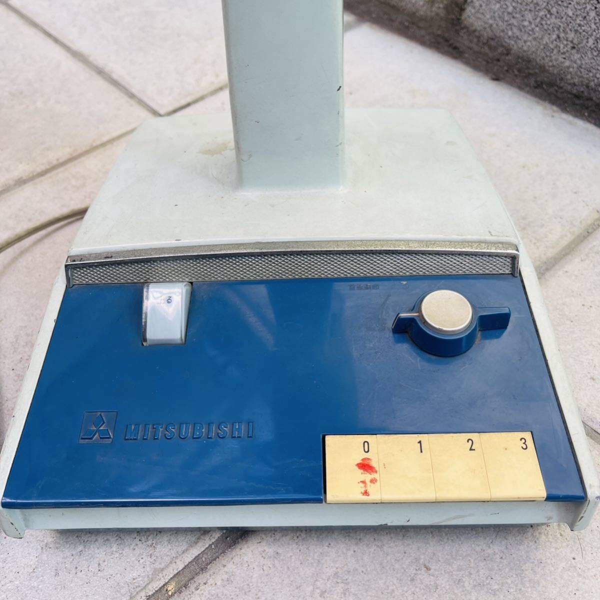 昭和レトロ MITSUBISHI 三菱扇風機 35Cm お座敷扇 R35-Y ジャンク出品